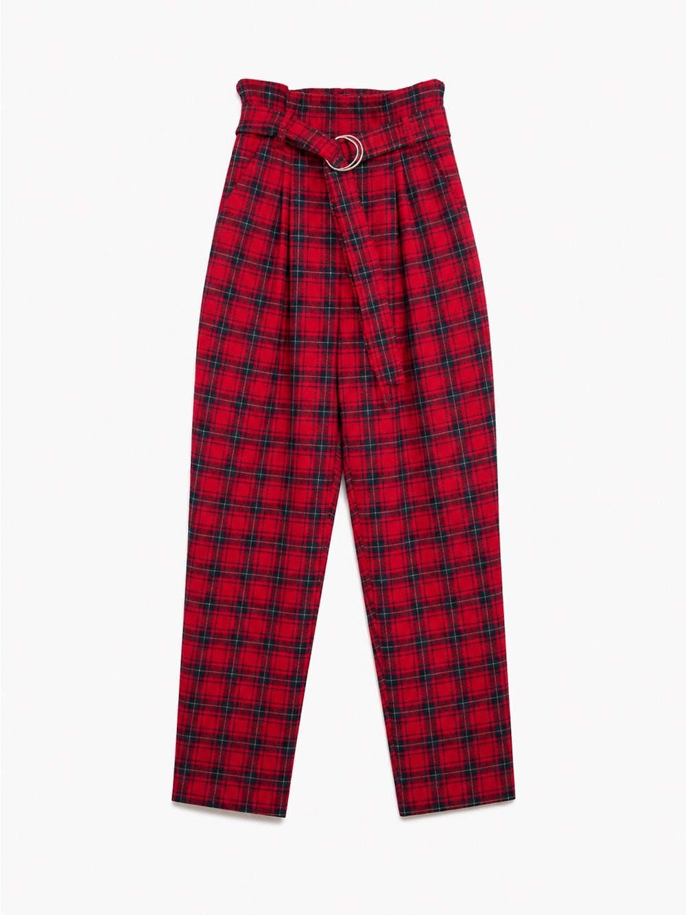 SEEK THE LABEL x LF Red Tartan Belted Pants Women’s S